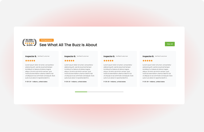 Build trust with Real Customer Feedback