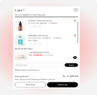 Modern Cart & Checkout Flow