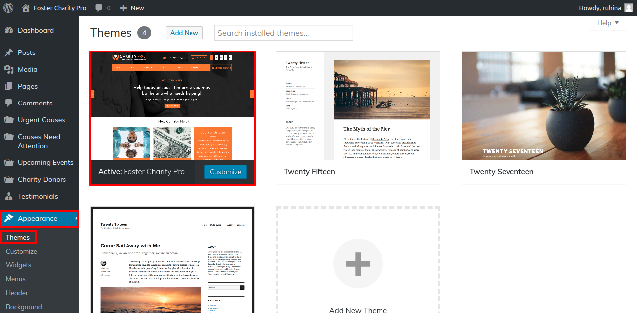 Active Theme