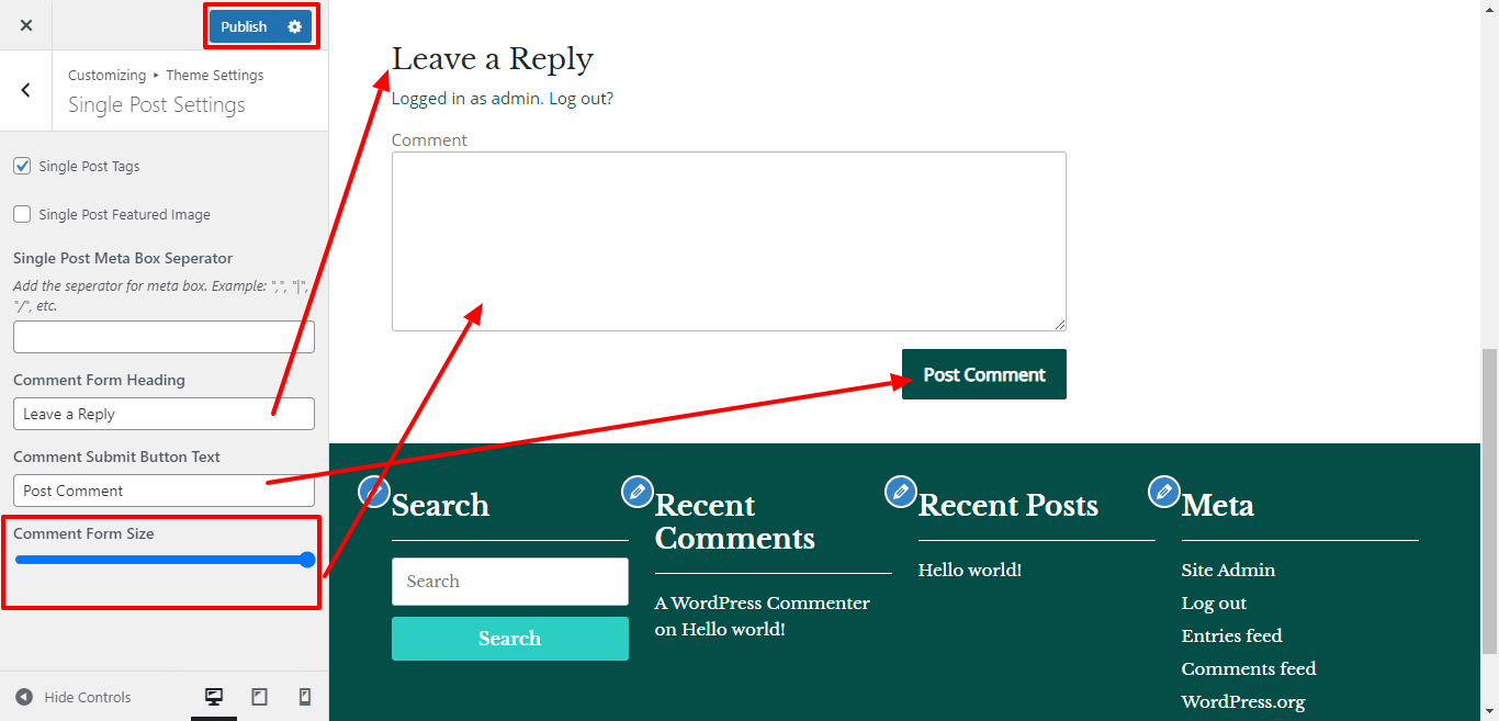 Comment Form