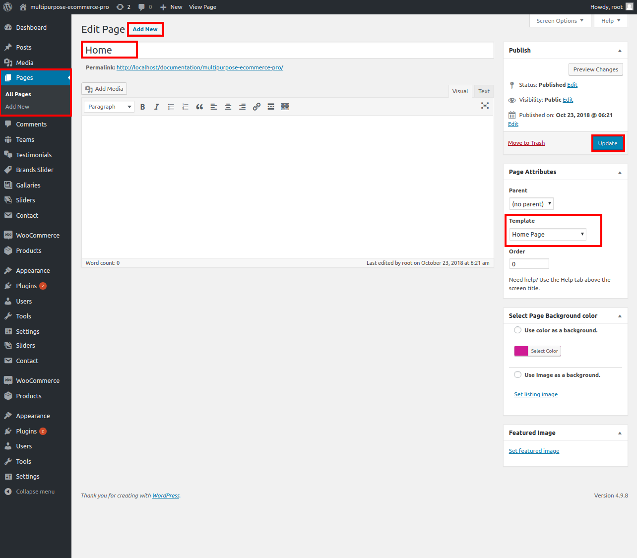 Active Theme