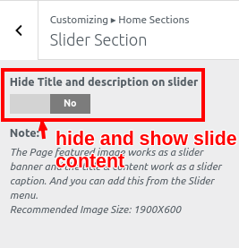 Create New Slider