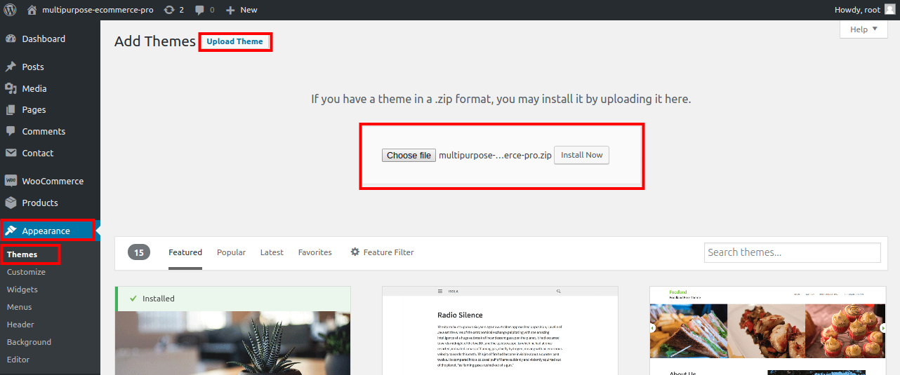 Active Theme