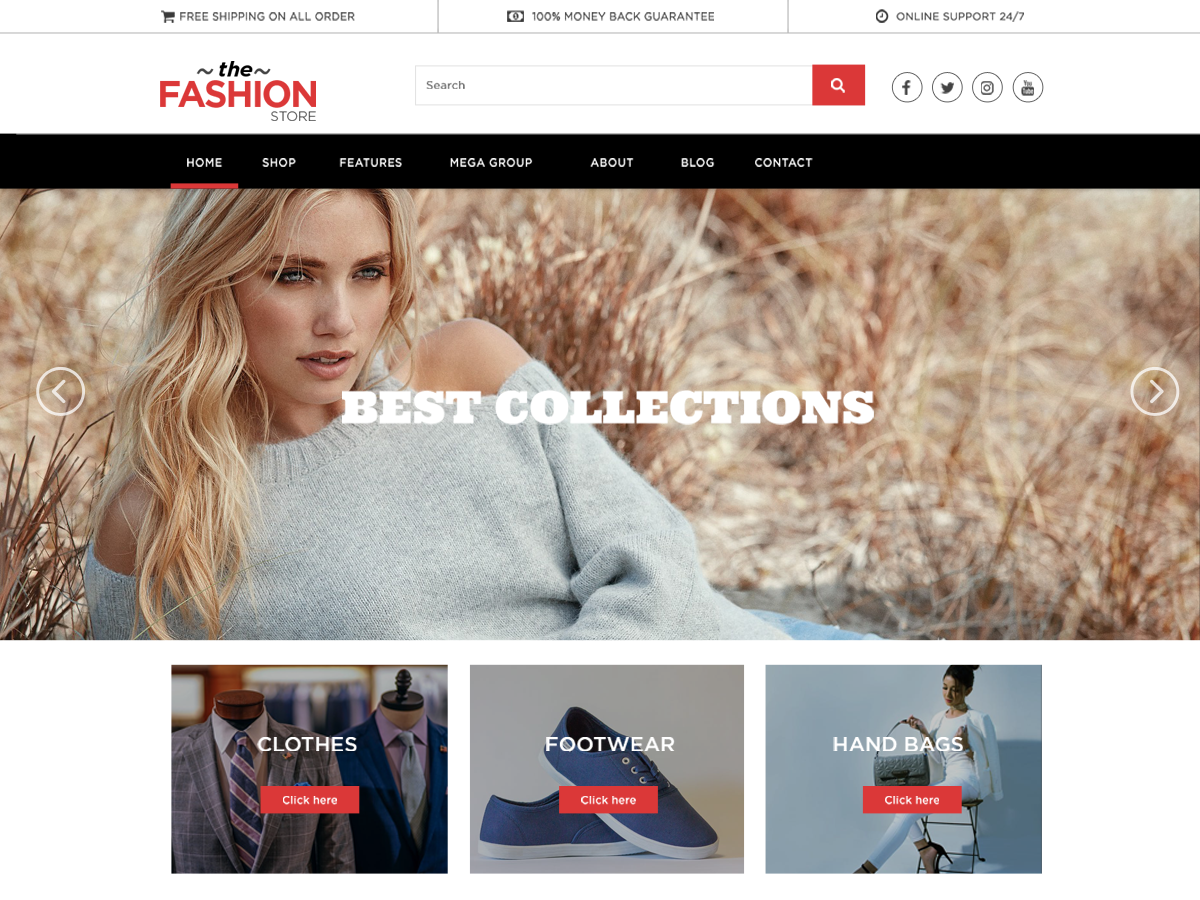 Multipurpose Ecommerce Free wordpress Theme