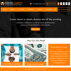 Charity WordPress Theme
