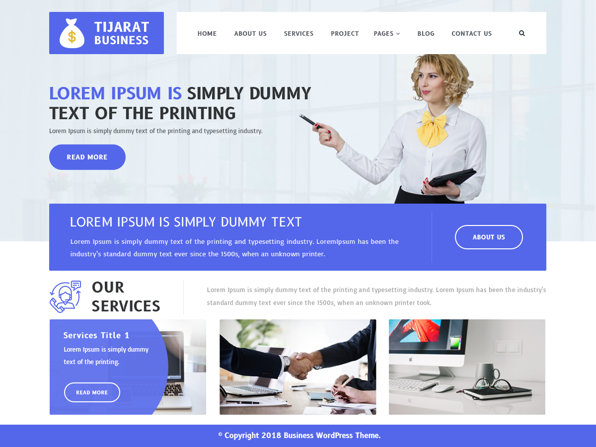 Free Business WordPress Theme