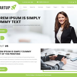 Startup WordPress theme