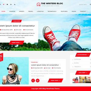 WordPress theme for blog