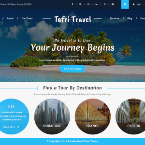 WordPress travel theme