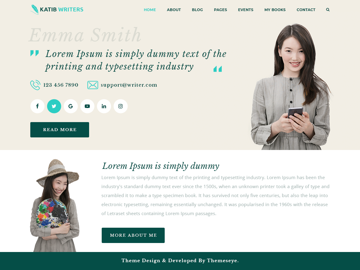 Free WordPress Themes For Writers