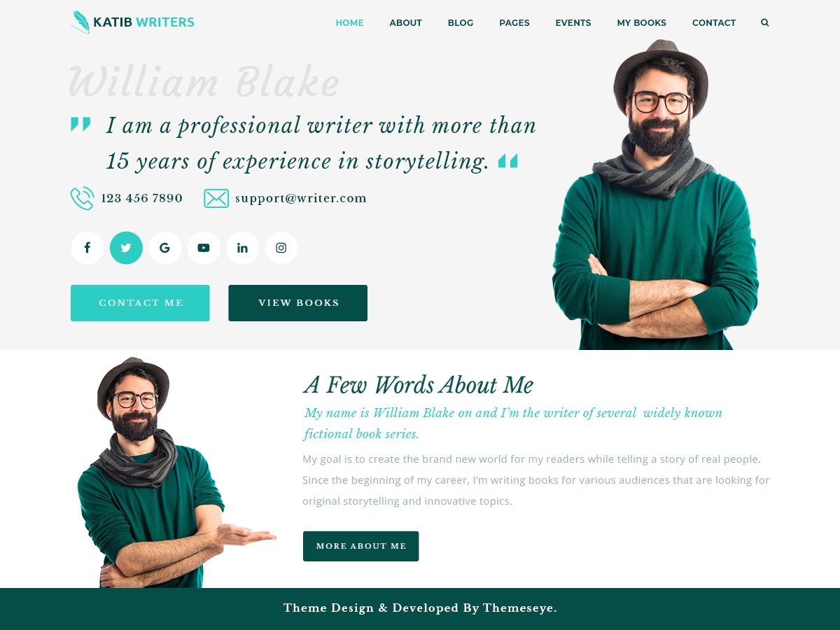 WordPress Themes For Writers