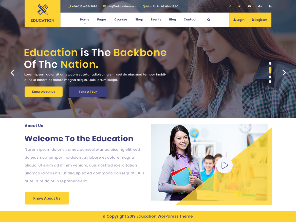 Education WordPress Theme