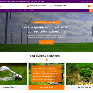 Eco Energy WordPress Theme