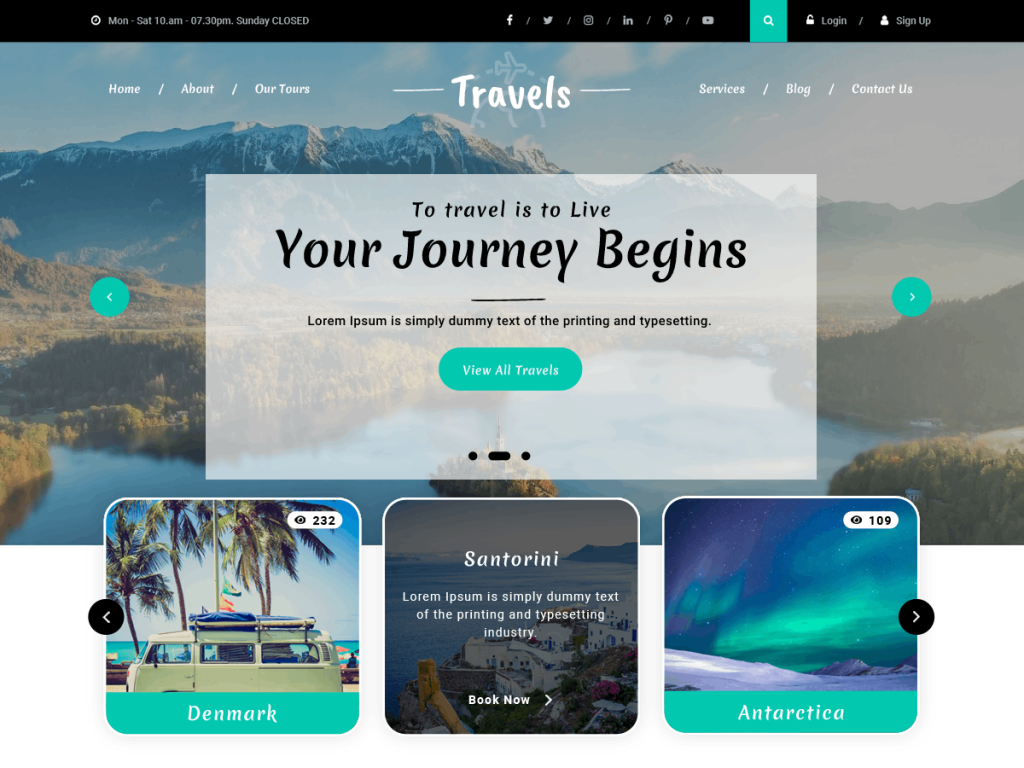 Traveler WordPress Theme