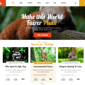 Free Animal WordPress Theme