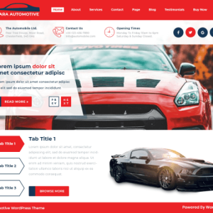 free automotive wordpress theme