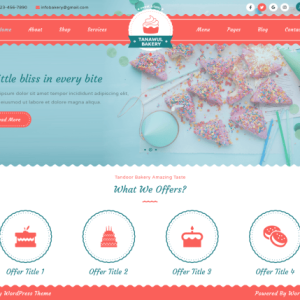 free bakery wordpress- theme