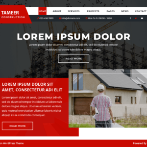 free construction WordPress theme