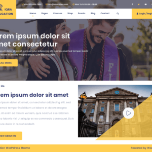 free education wordpress theme