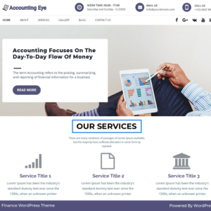 free finance wordpress theme