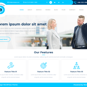 free one page wordpress theme