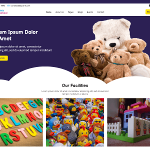 Free preschool WordPress theme