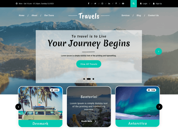 free traveler WordPress theme