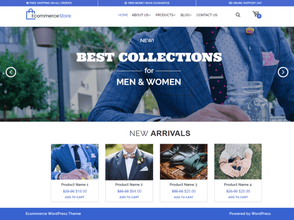 free multipurpose ecommerce WordPress themes