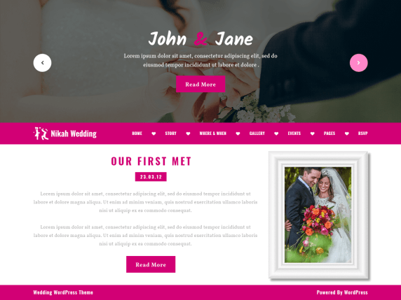 free-wedding-wordpress-theme